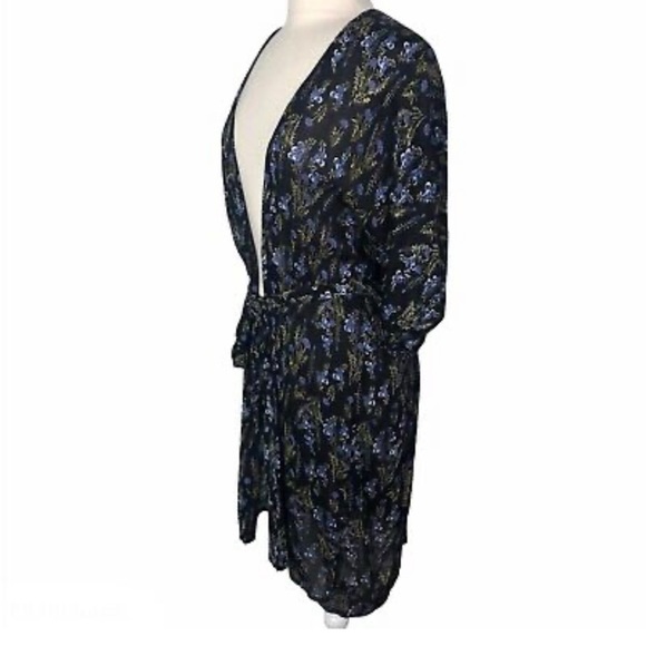 Melrose and Market | NWT kimono wrap swim cover up boho cardigan belted … - Picture 5 of 12